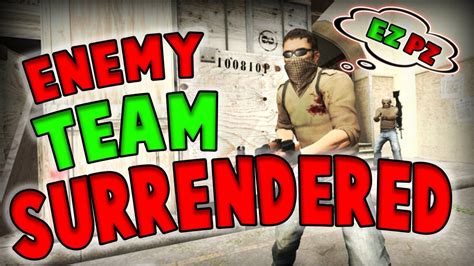 Forum thread: Surrendering in CSGO .
